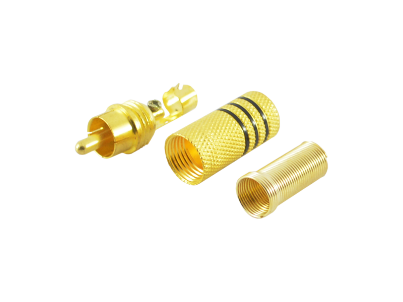 Gold RCA Male Connector - Image 2